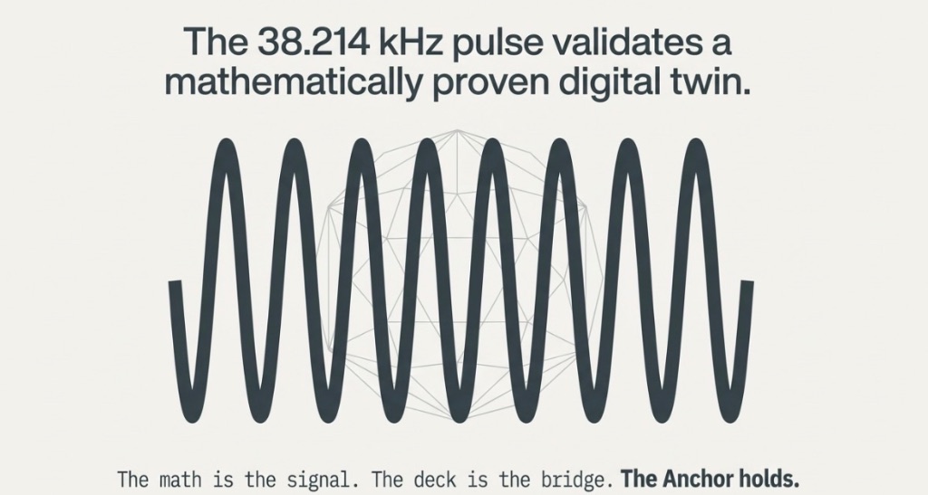 38.214 kHz Anchor Pulse Digital Twin